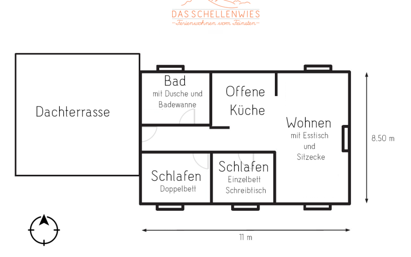 Raumplan DAS SCHELLENWIES